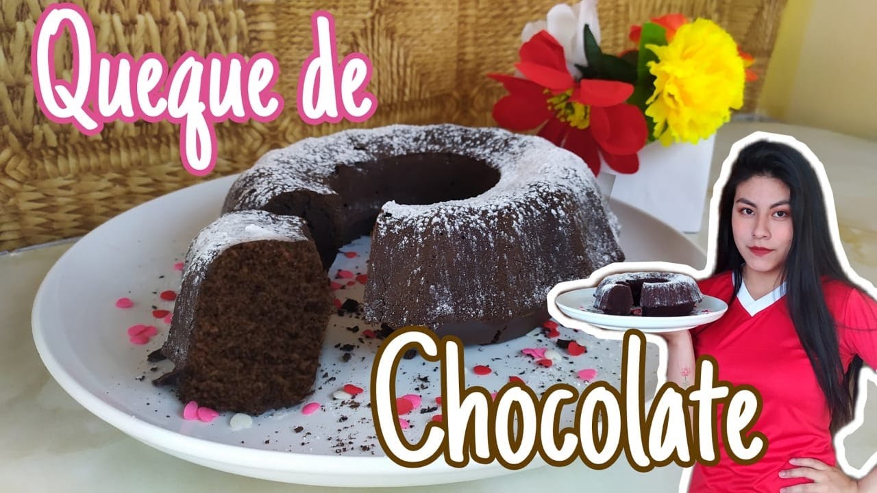 Como hacer QUEQUE DE CHOCOLATE en 3min usando una licuadora/ Alejandra Andrea
