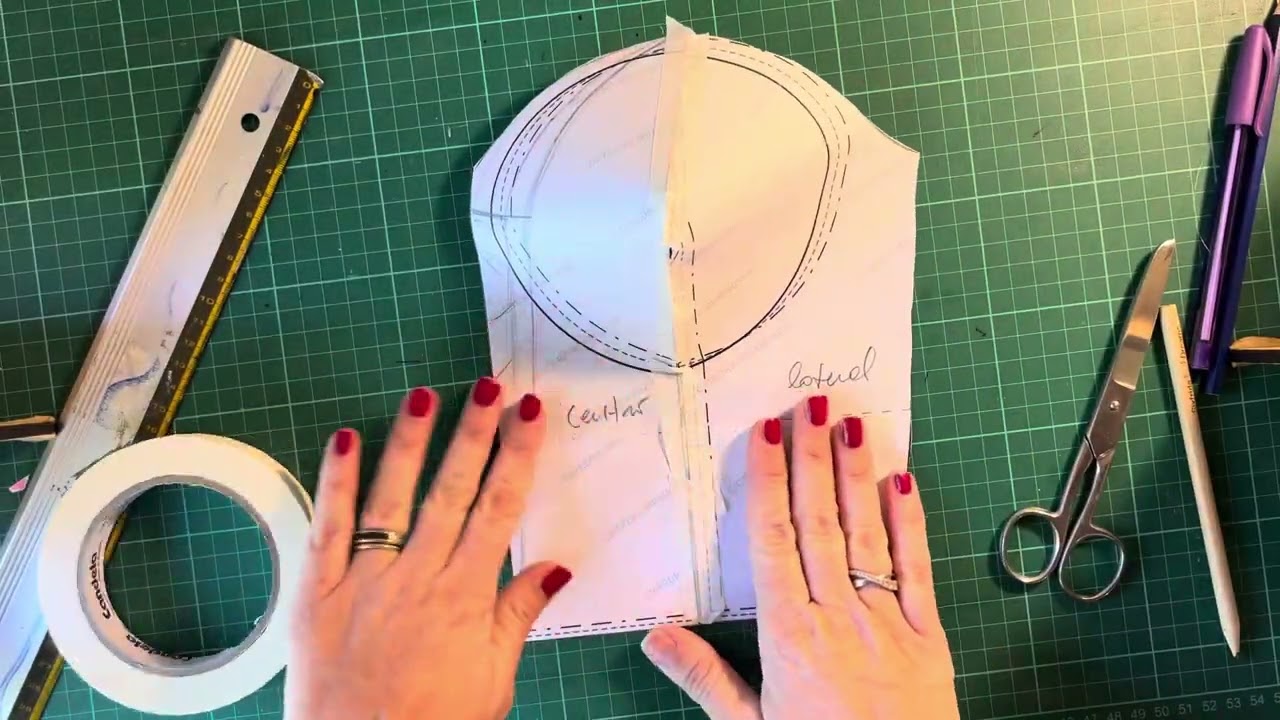 Modificación de Moldes para escote corazón con tul ♥️🫵