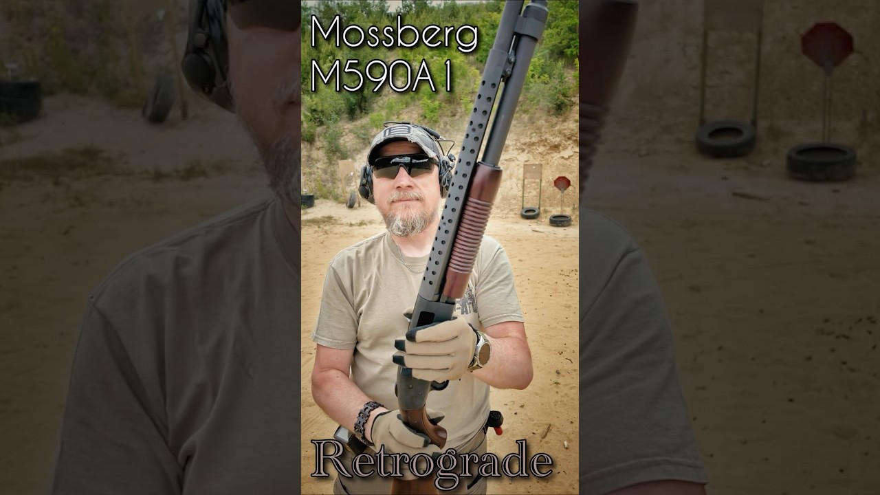 Policyjna strzelba - Mossberg M590A1 Retrograde - zajawka #shorts