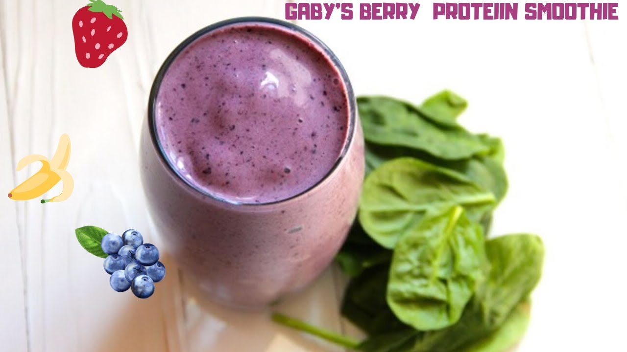 EPISODE 45  GABY'S BERRY PROTEIN SMOOTHIE