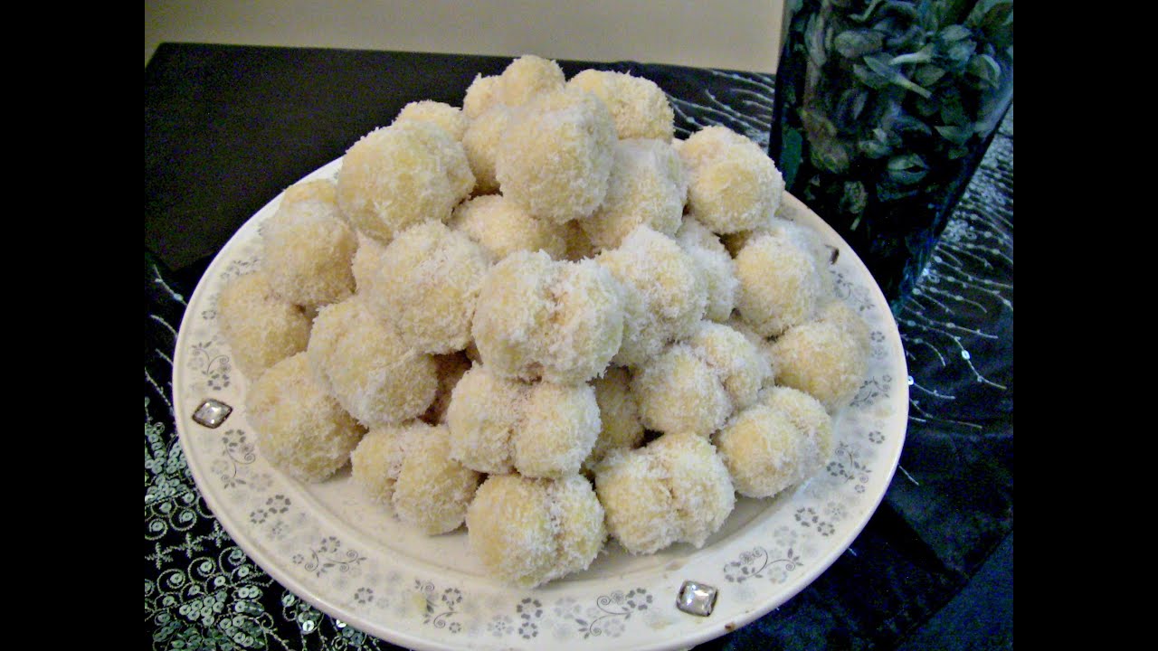 حلويات العيد/حلوى الريشبوند سهلة التحضير ولذيذة (كرات التلجBoules de neige)