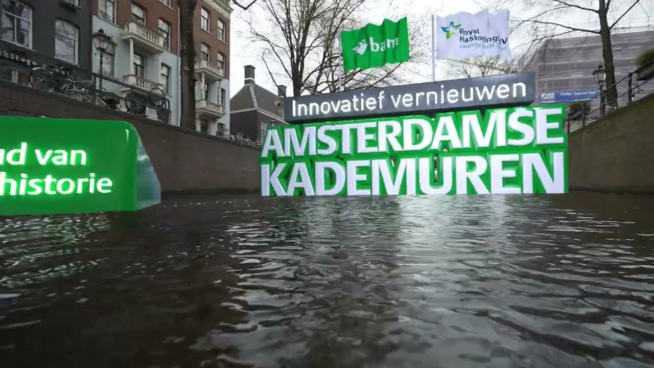 Vernieuwing kademuren Amsterdam | Royal HaskoningDHV