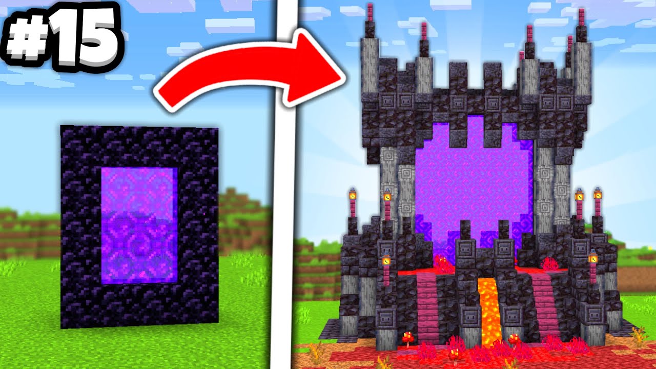Vylepšil jsem NETHER PORTÁL v Minecraftu...