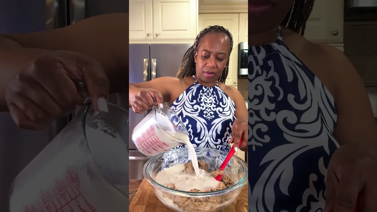 Bake with me sweet potato pudding// Jamaican dessert #shorts