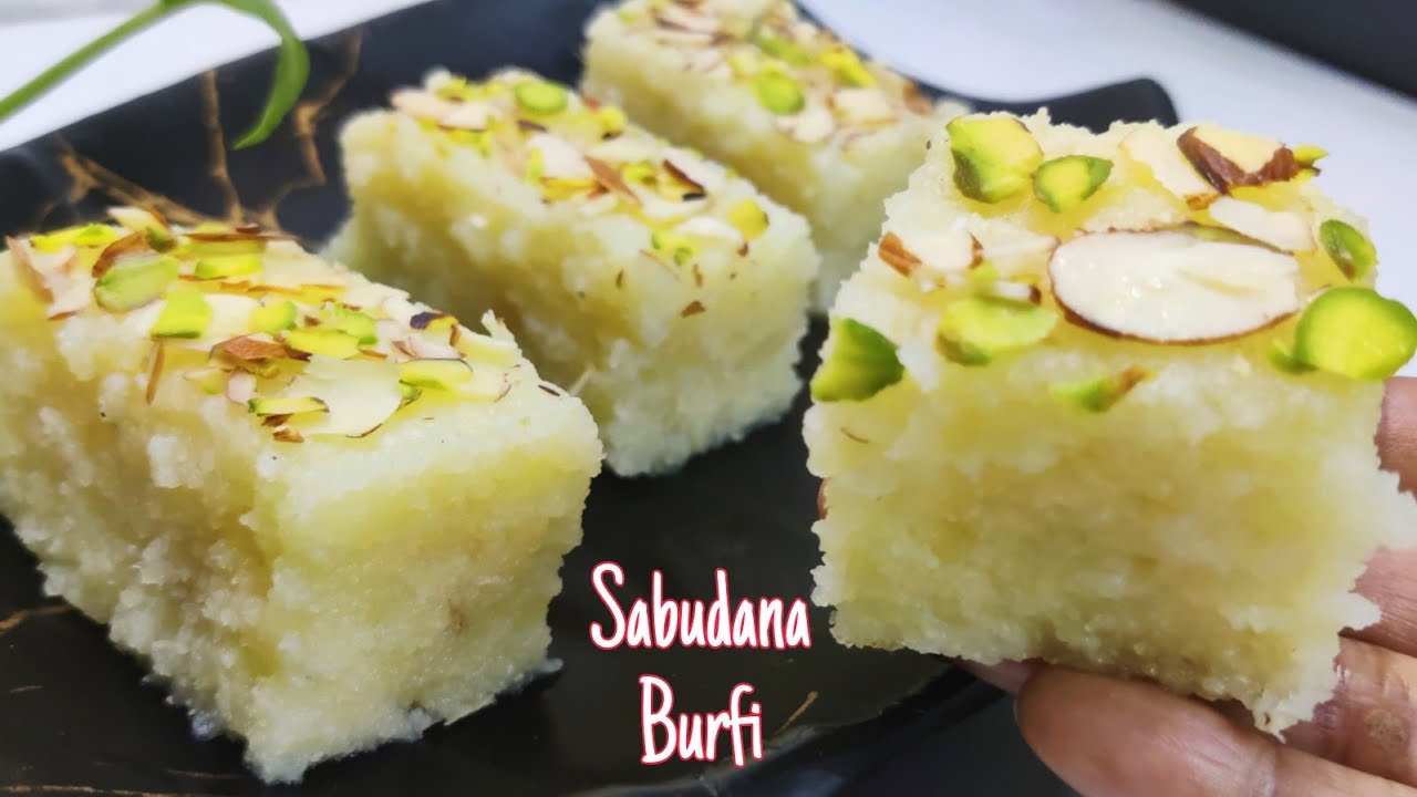 ***Sabudana Kalakand*** Sabudana Burfi Recipe | Sago Burfi Recipe | Easy Burfi Recipe