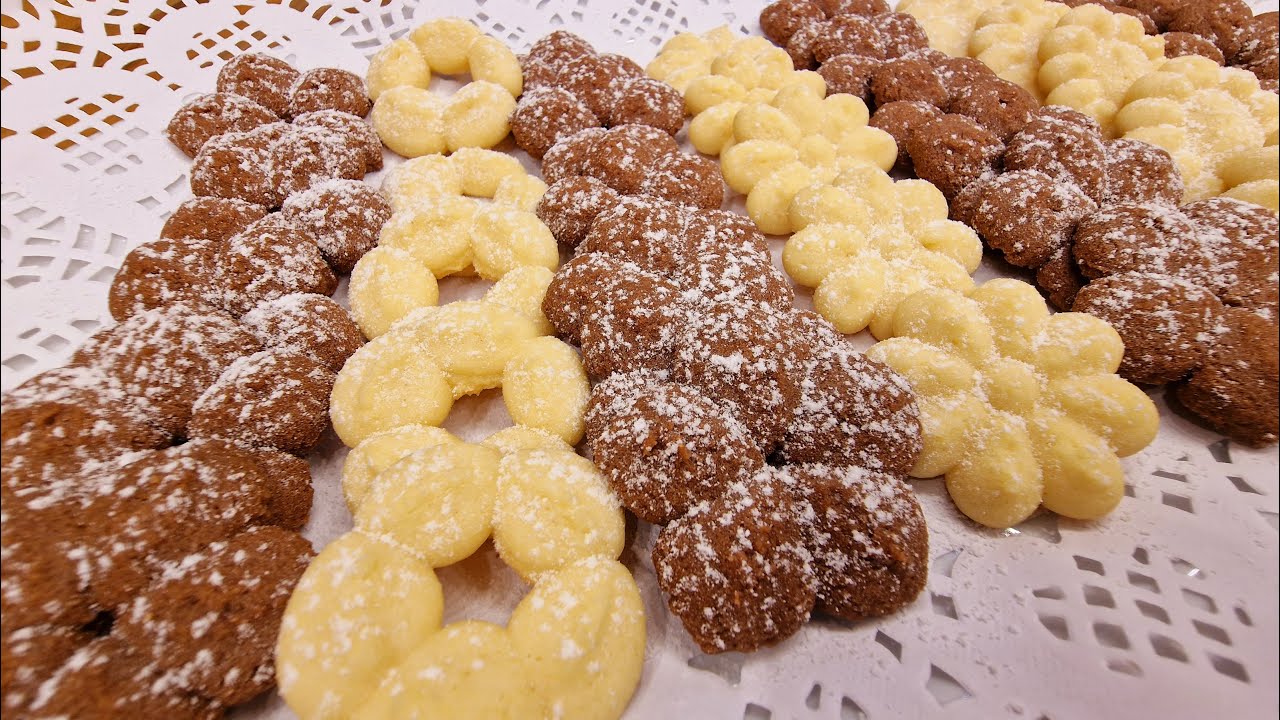 Kinyomós keksz kakaós vaníliás linzer Pisztolyos süti (Kinyomó nélkül is tökéletes)  @szokykonyhaja