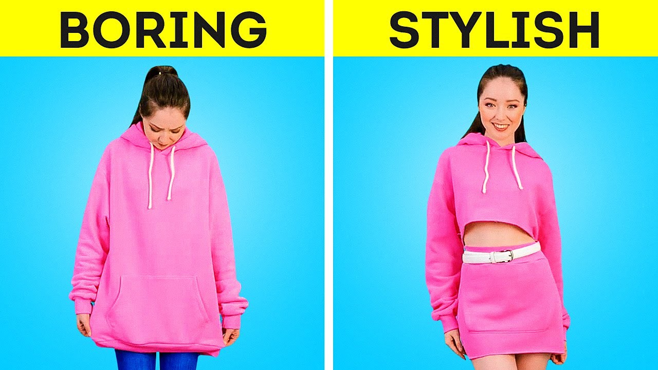 Amazing Clothing Hacks to Look Trendy|| Clothes Transformation Hacks You'll Like