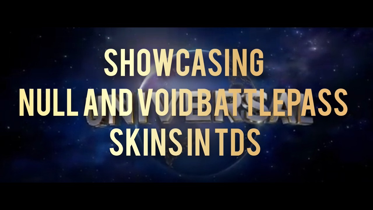All Null & Void Battlepass Skins Showcase! | TDS