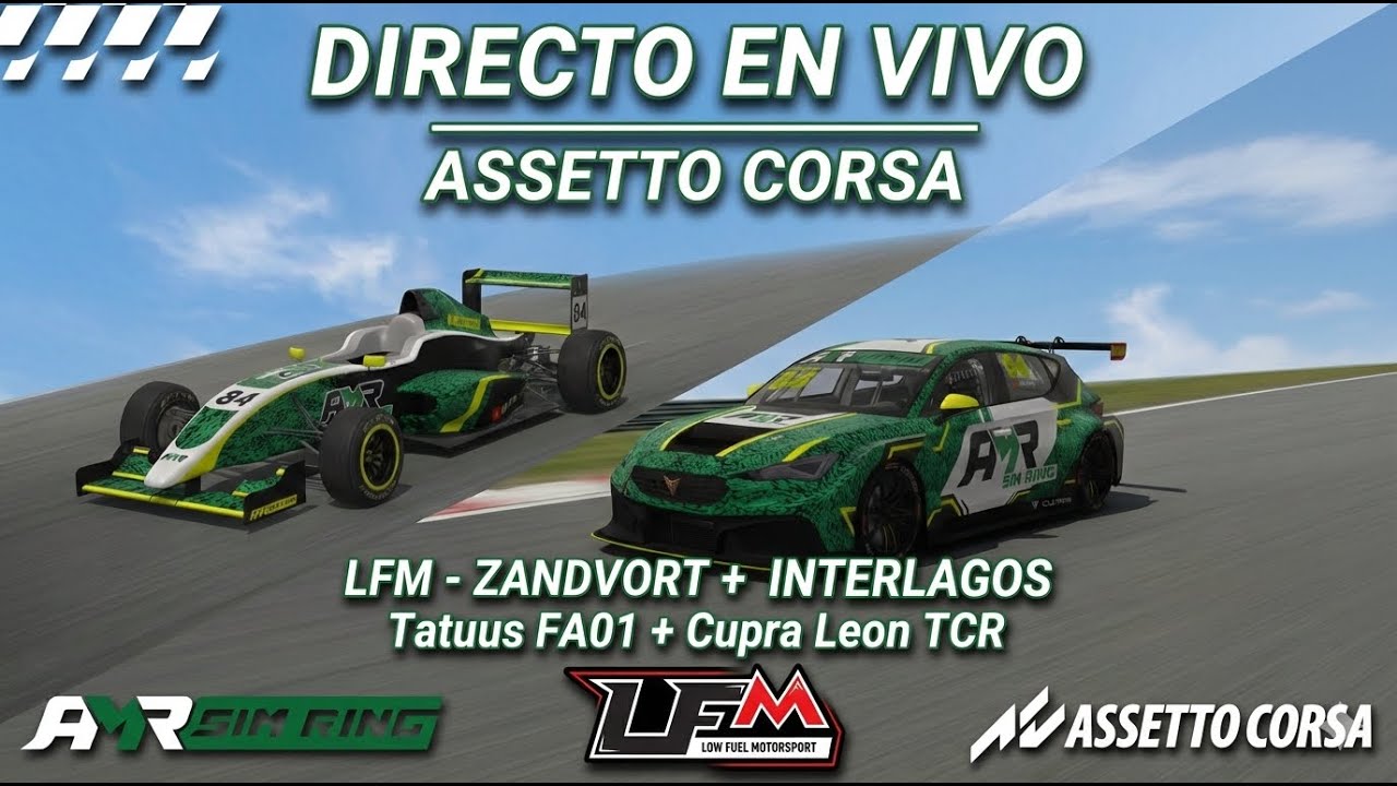 Retomando los directos🔴 en Assetto Corsa  LFM-S21 W3