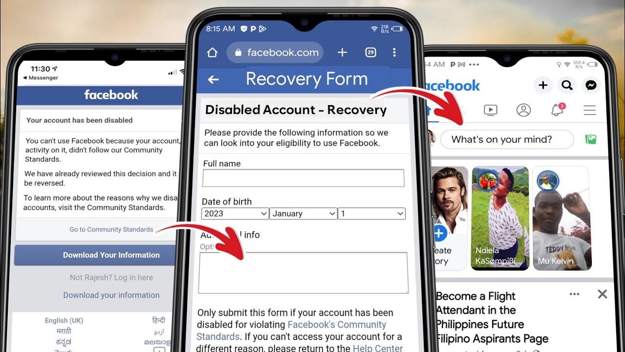 НОВИНКА! Как восстановить отключённый аккаунт Facebook без ID (2024)