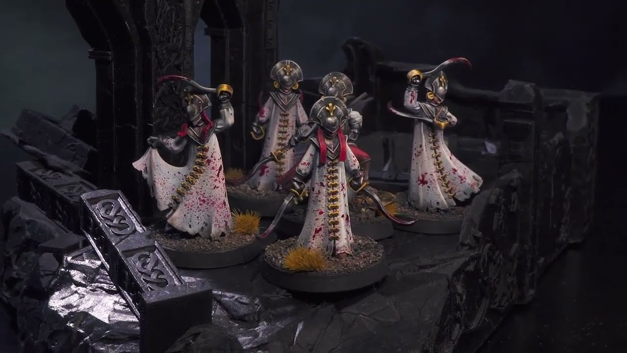 Crimson Hussars | Grimdark miniatures (3D Printable STL) | Painted showcase