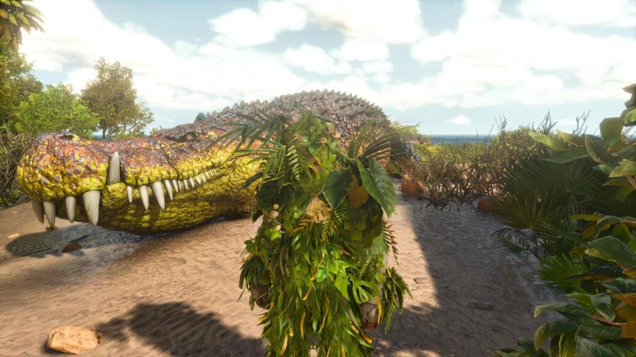 ARK Survival Ascended Walktrough episode 33 Deinosuchus perfect lvl 150 taming