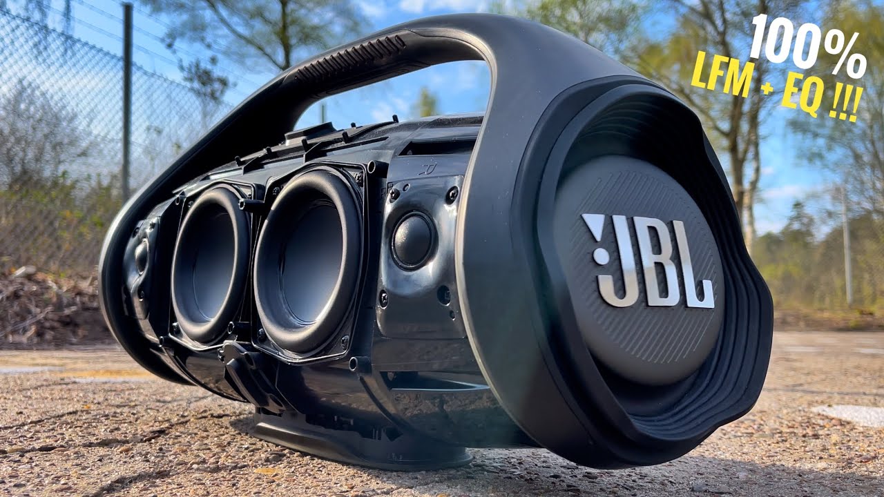 JBL Boombox 2 EXTREME BASS TEST 100% VOL. (LOW FREQUENCY MODE +EQ) - extreme WARPING !!!
