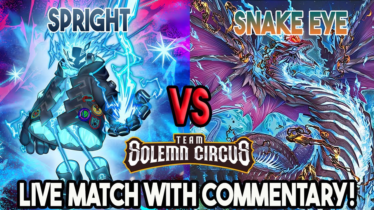 Spright Vs Snake-Eyes : Yu-Gi-Oh! Locals Feature Match | Live Duel