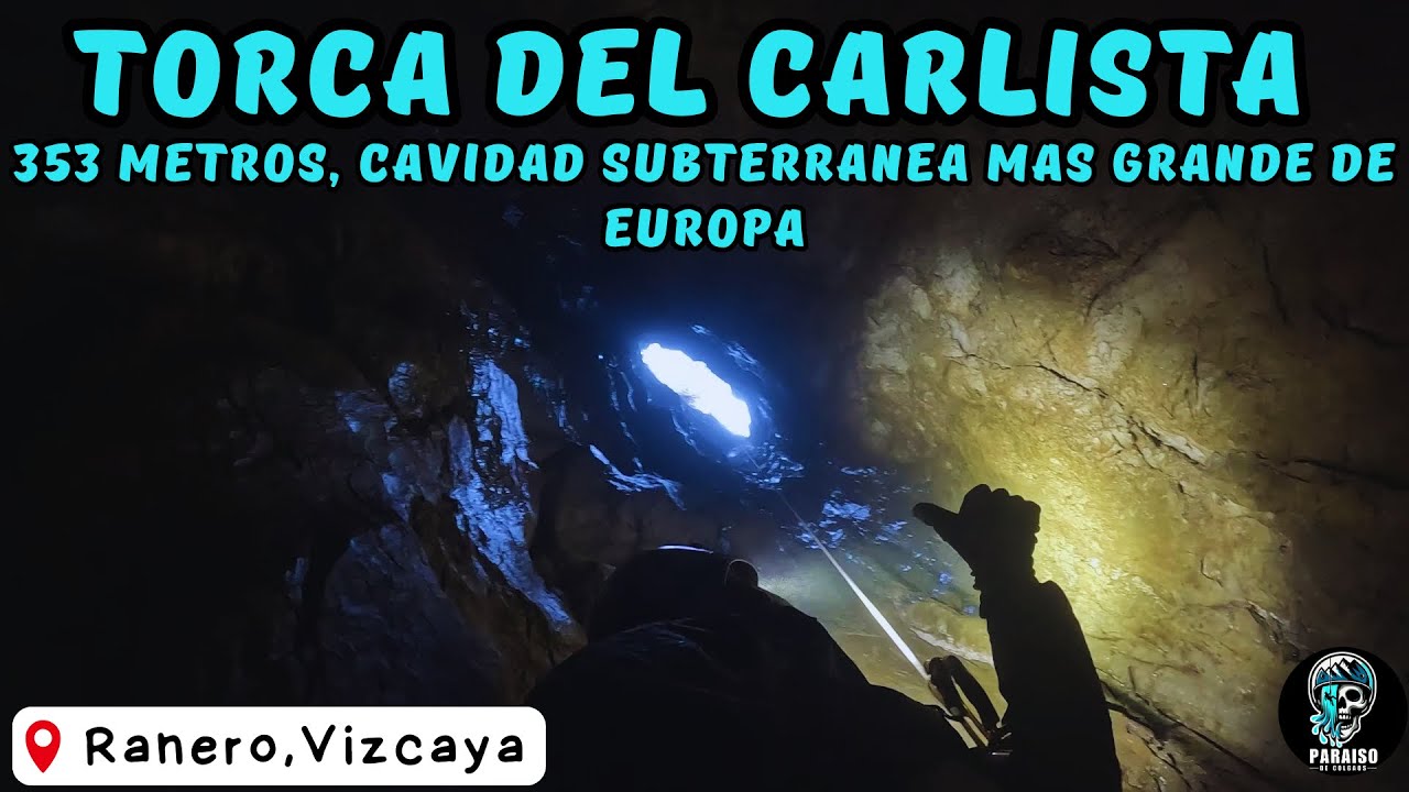 Espeleología en Torca del Carlista (Vizcaya) — Aventura en la cueva subterránea más grande de Europa