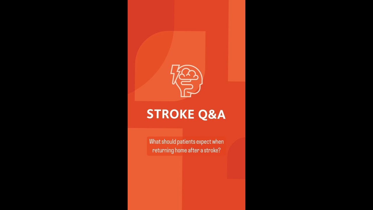 Returning home from a stroke