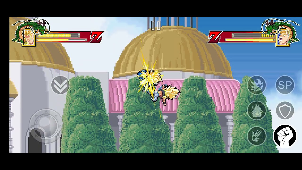 Jugando power warriors como Gogeta vs begito
