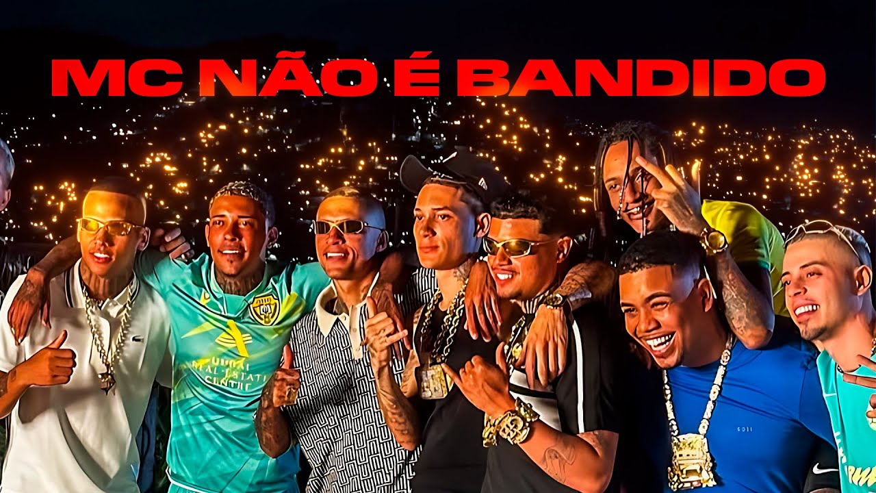 MC NÃO É BANDIDO - MC Poze do Rodo, Oruam, Chefin, Borges, MC Ryan SP