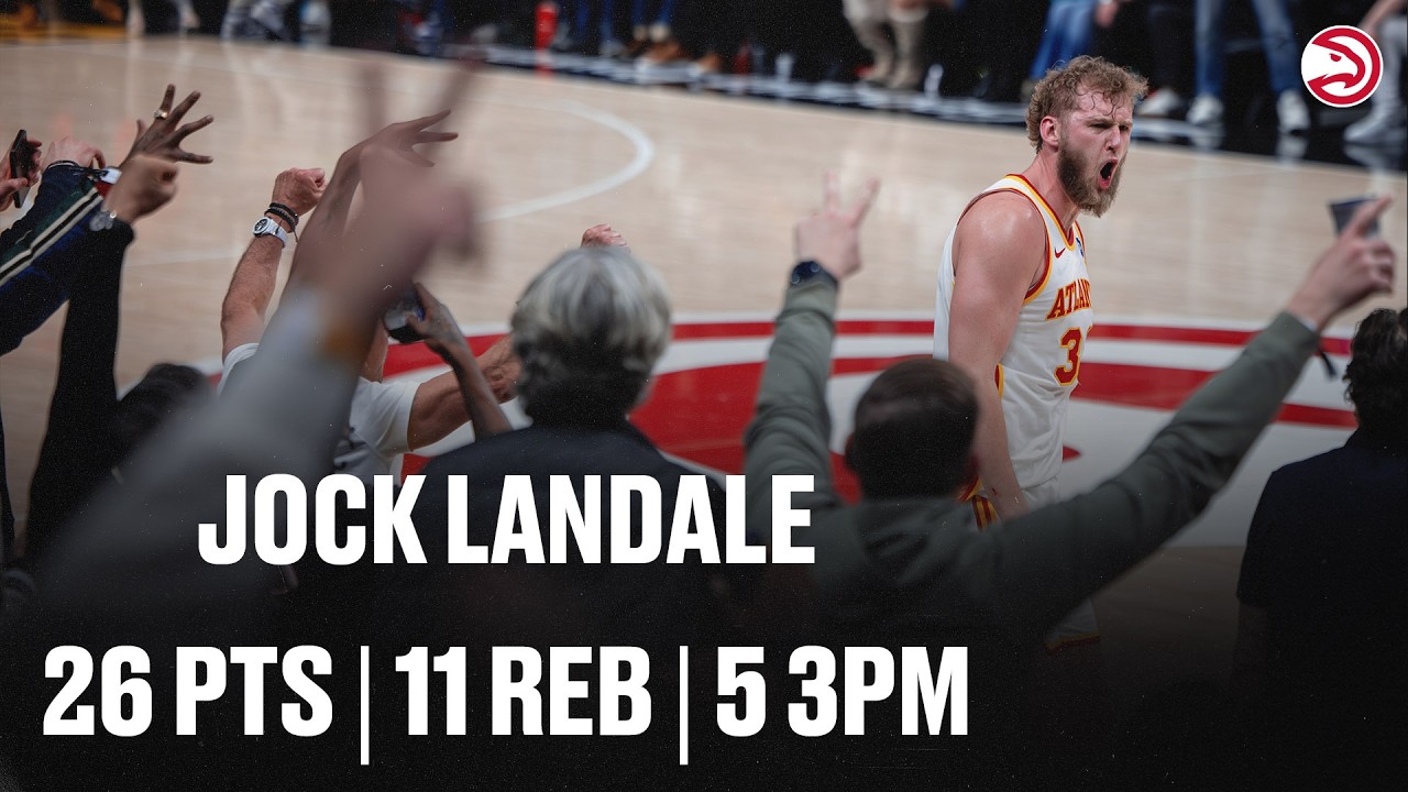 Jock Landale goes NUCLEAR in Hawks Debut with 26 Points, 5 Threes