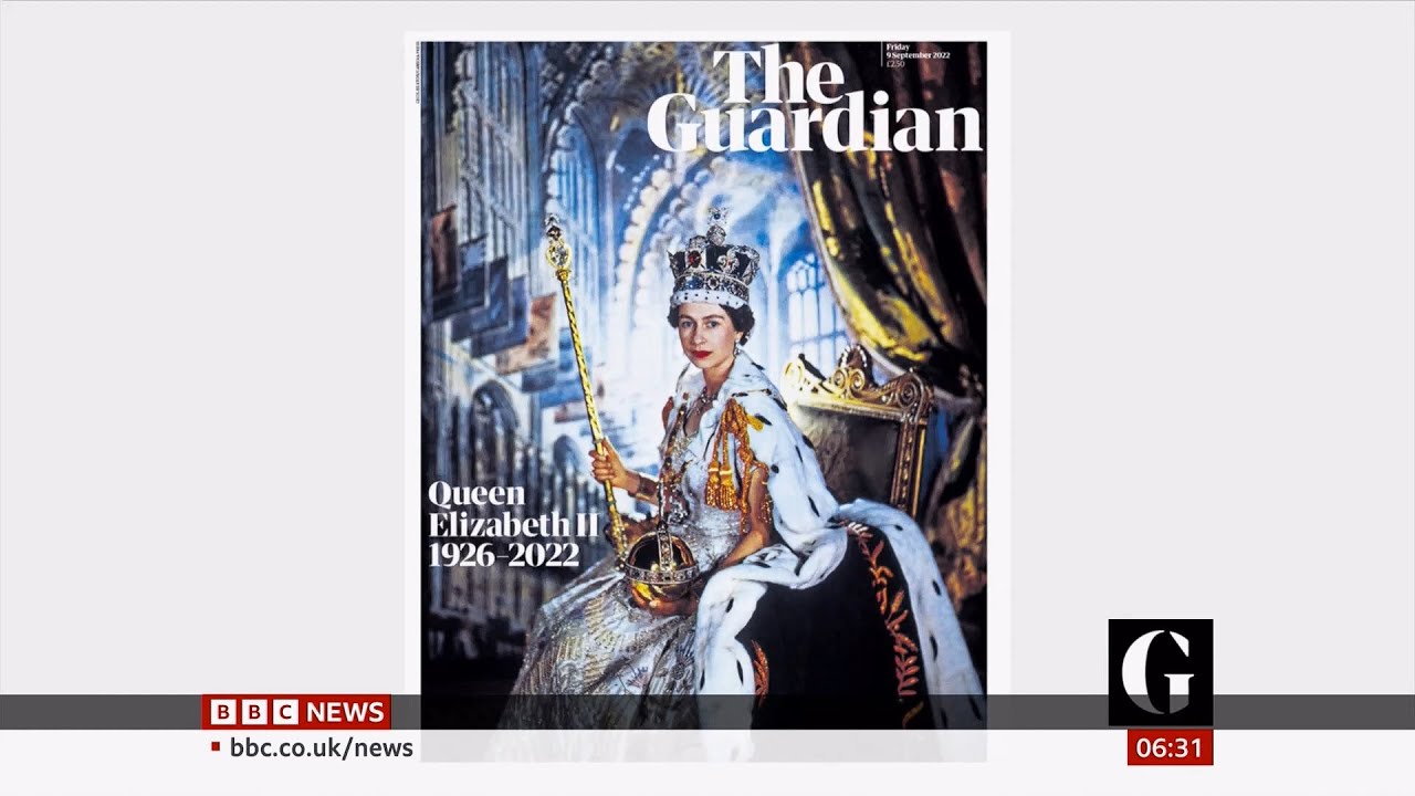 Queen Elizabeth II passes away (1926 - 2022) (UK) (2) -  BBC - 9th September 2022