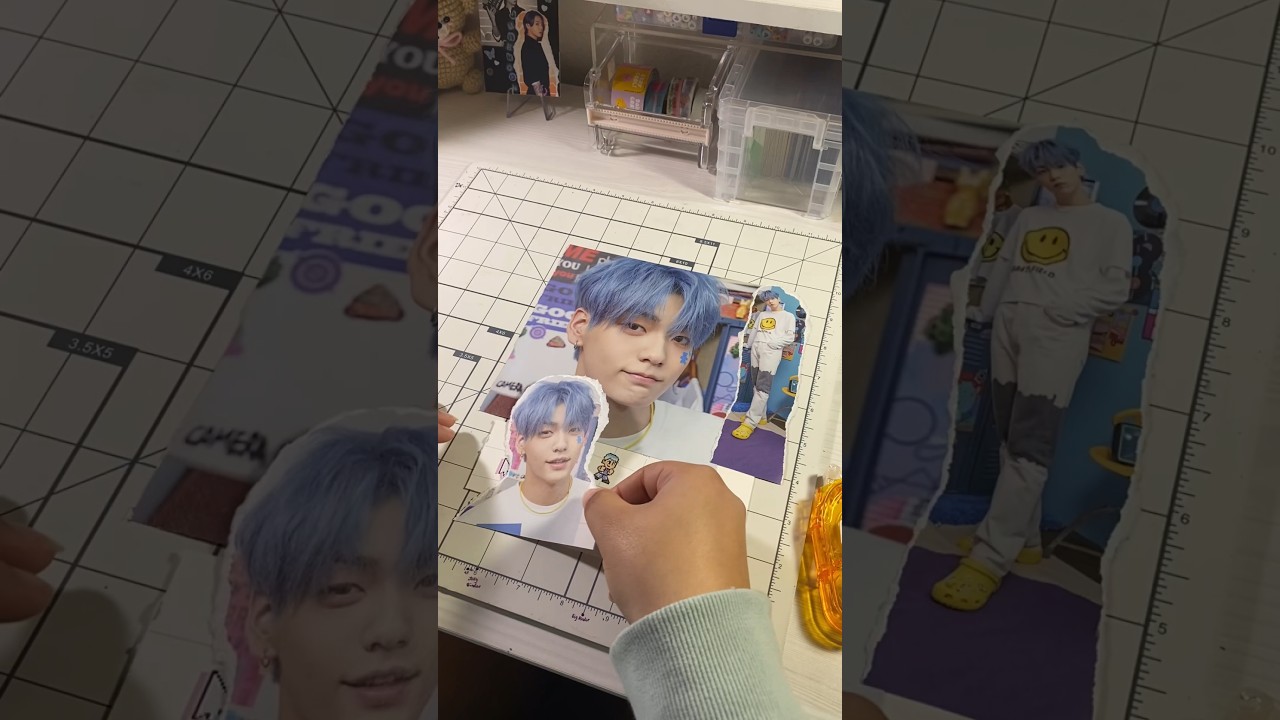 A5 Soobin Binder Collage! #kpop #music  #txt #soobin #photocard #photocardbinder #bts #jungkook #fyp