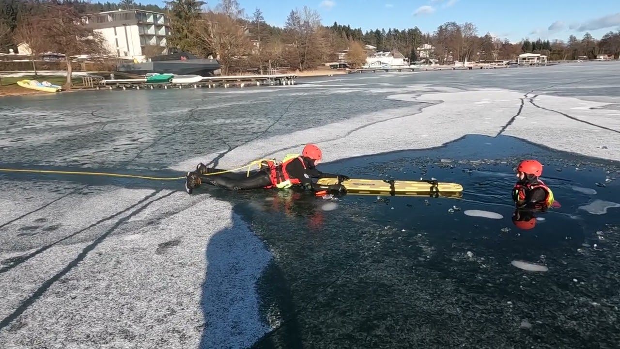Eisrettungsübung Jänner 2022 - ÖWR Klopein I/7