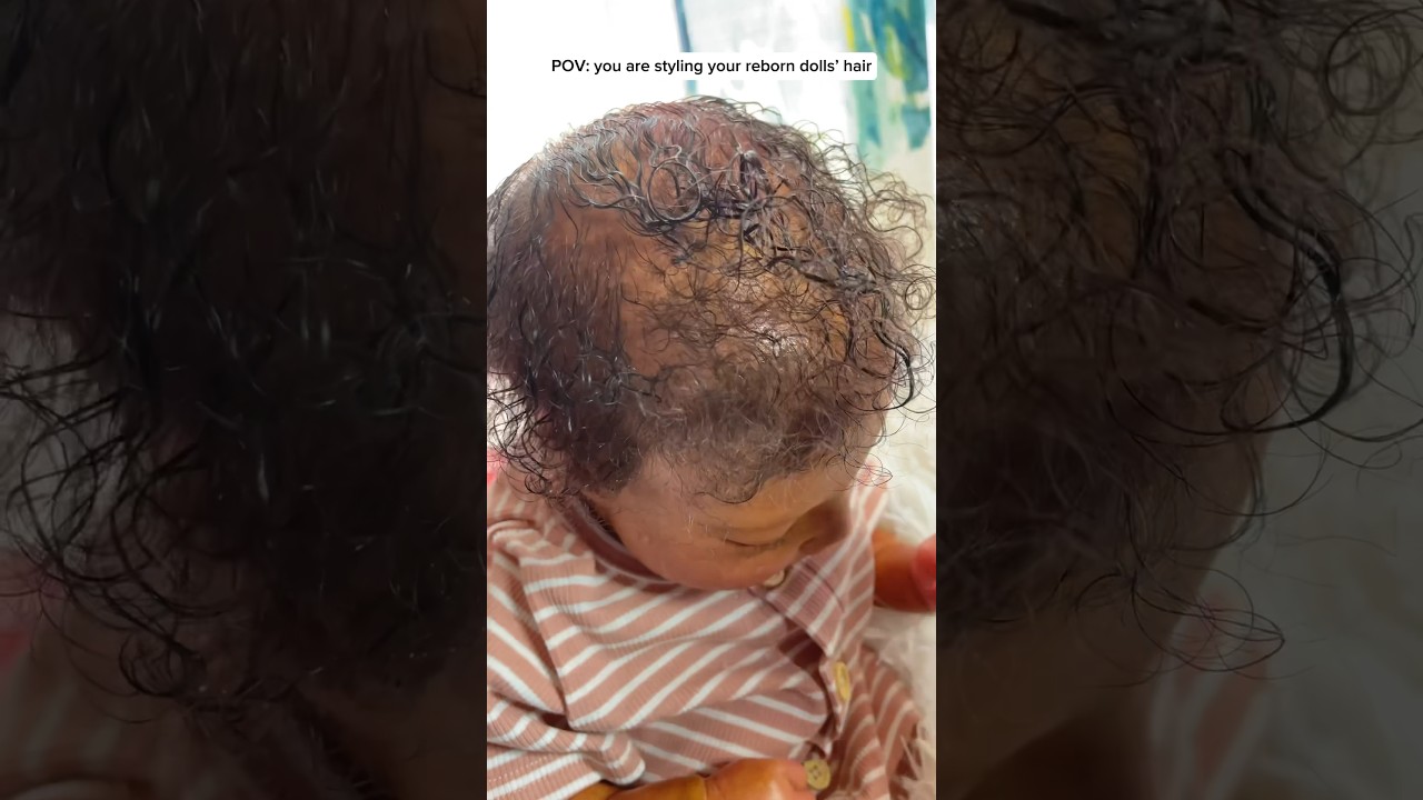 Beautiful baby curls! #shorts #reborncommunity