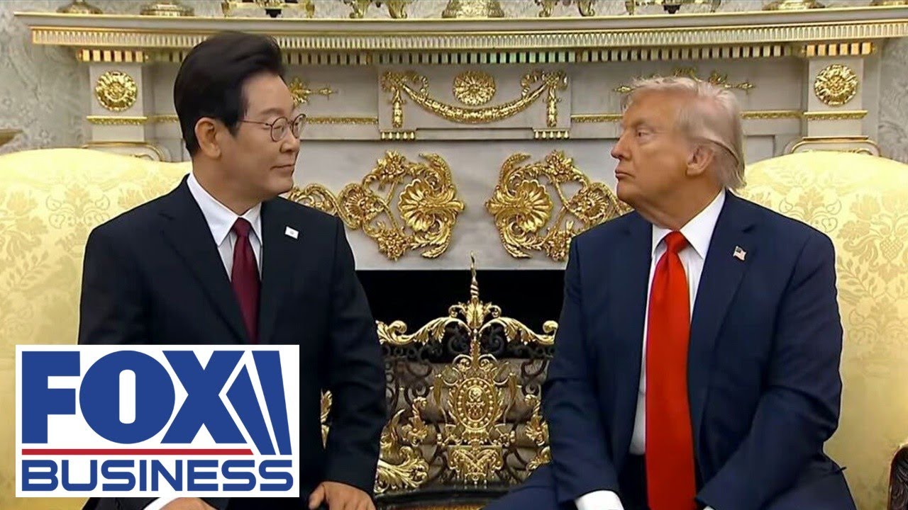 Trump holds meeting with South Korean president in Oval Office