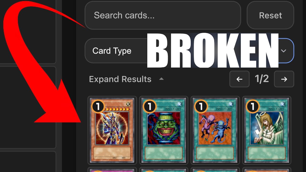 Smarter Deck Building! Search & Filter Added! Goat Format (Dev Log #3)