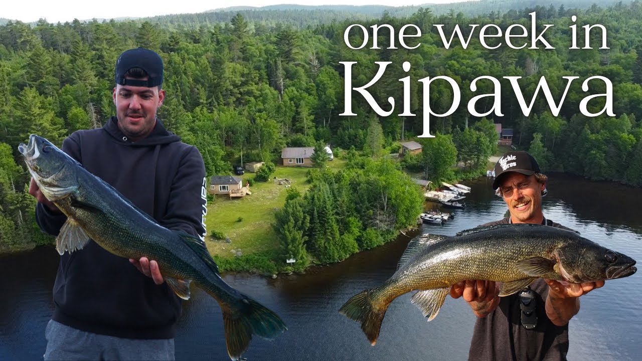 7 Days at a CANADIAN Fishing Lodge Chasing GIANT BLUE Walleye and Lake Trout