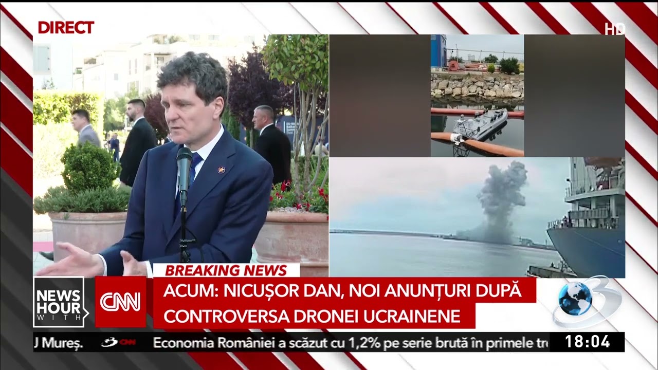 Nicușor Dan, anunț major după ce drona ucraineană a lovit portul Constanța