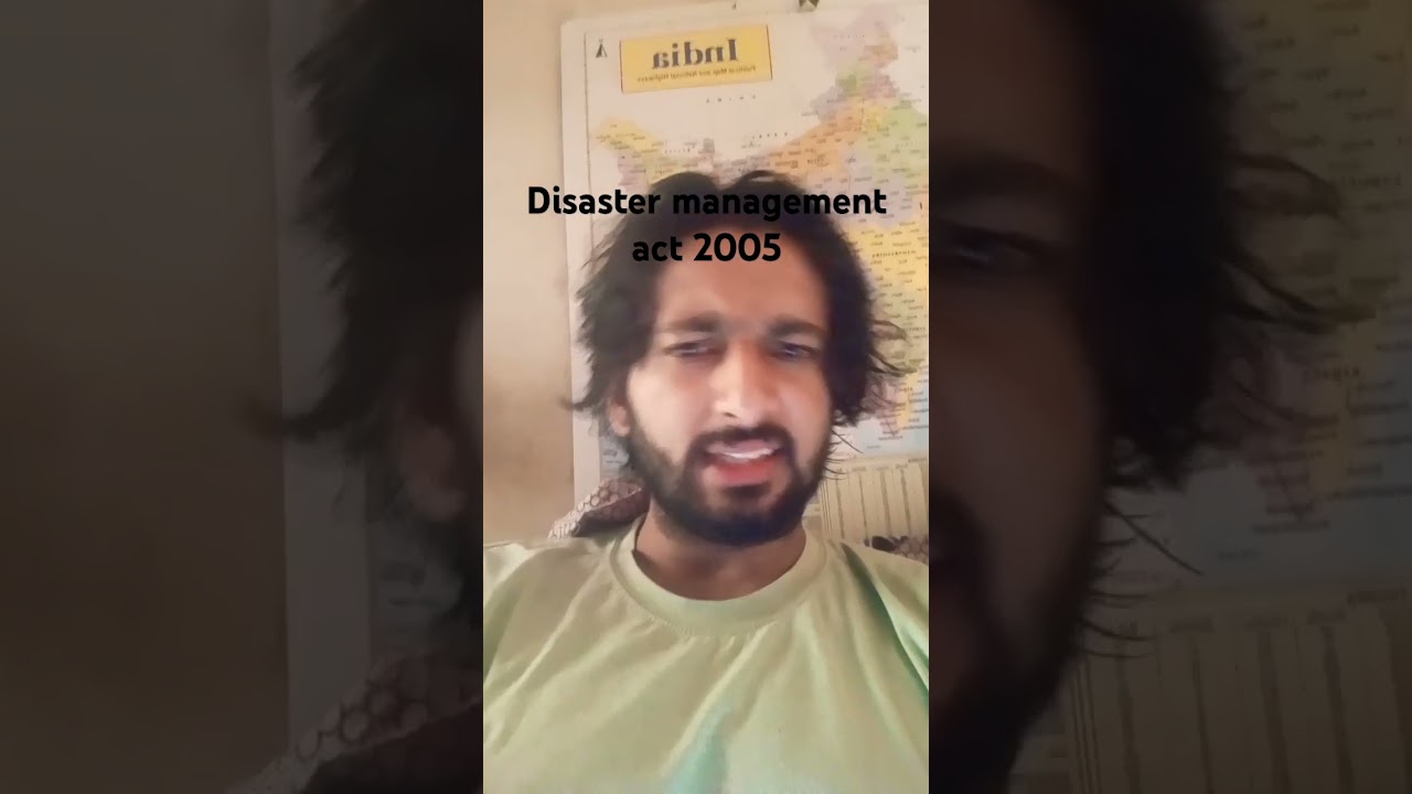 Disaster management act 2005