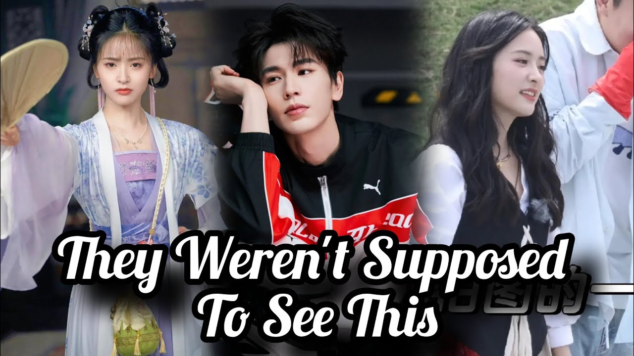 Shen Yue and Zhang Wan Yi and Dylan Wang at the filming set 😱😱
