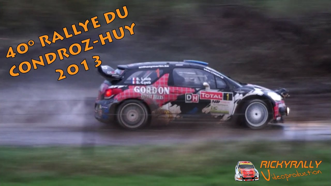 40° Rallye du Condroz Huy 2013 with Sebastien Loeb | show - action - mistake - flat out