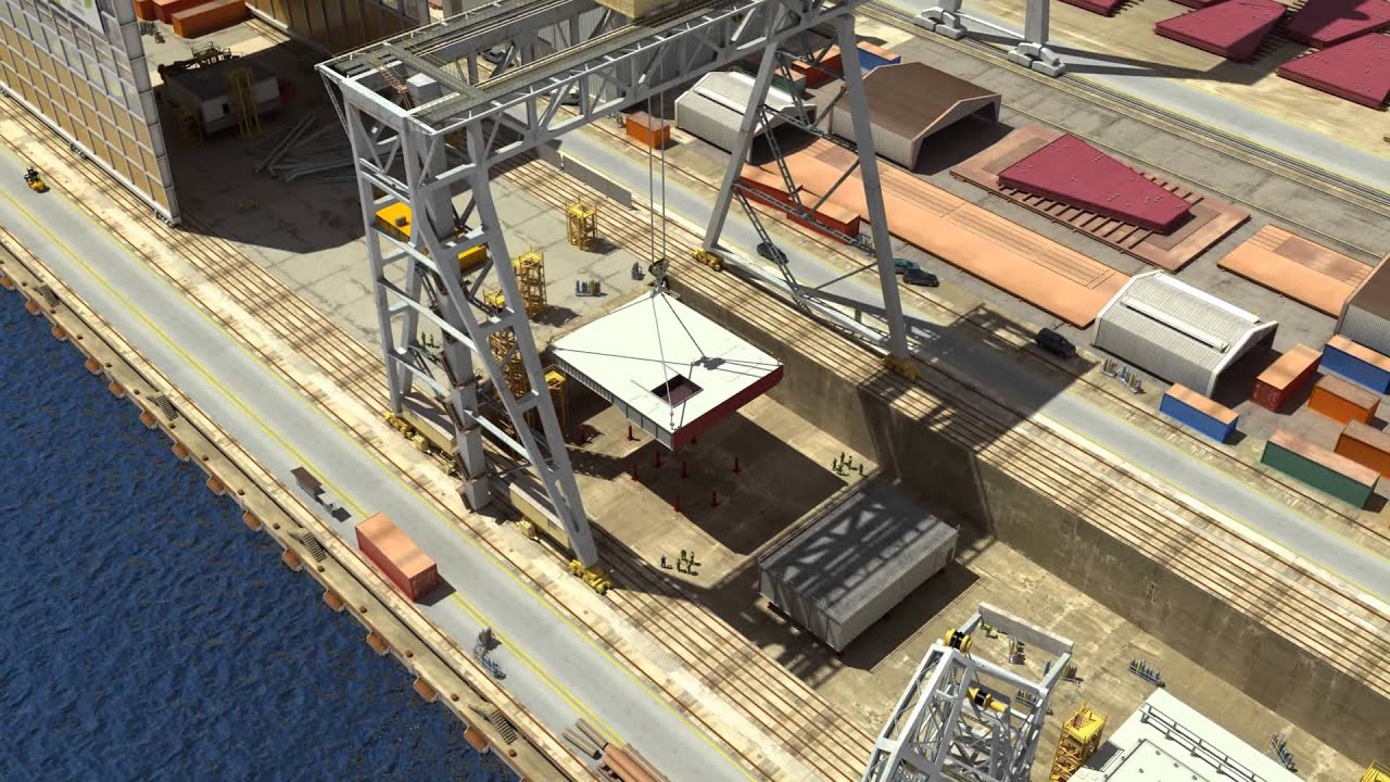 EPG Shipyard in Gdynia - 2 - promotional video made by a team of i3D