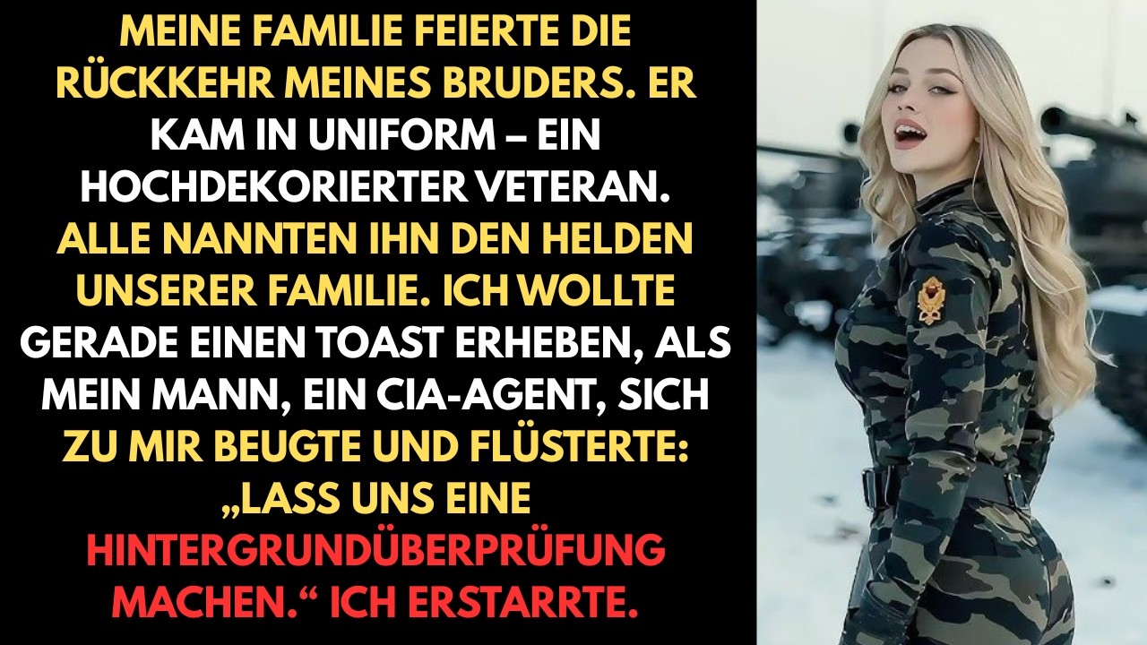 Meine Familie feierte die Rückkehr meines Bruders. Er kam in Uniform – ein hochdekorierter Veteran