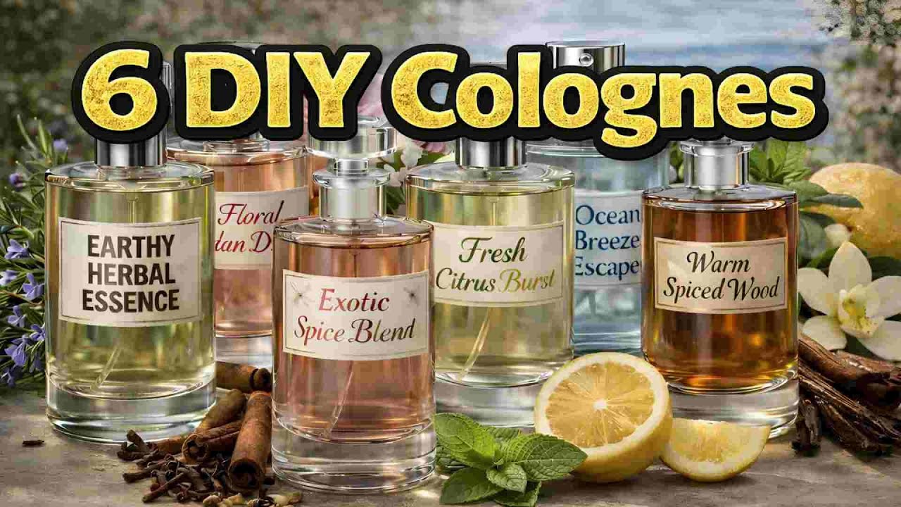 DIY Colognes for Men - 6 Essential Oil Perfume Recipes