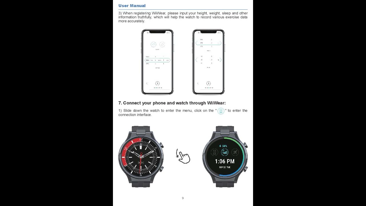 KOSPET Prime 2 Smartwatch - Multi-language User Manual