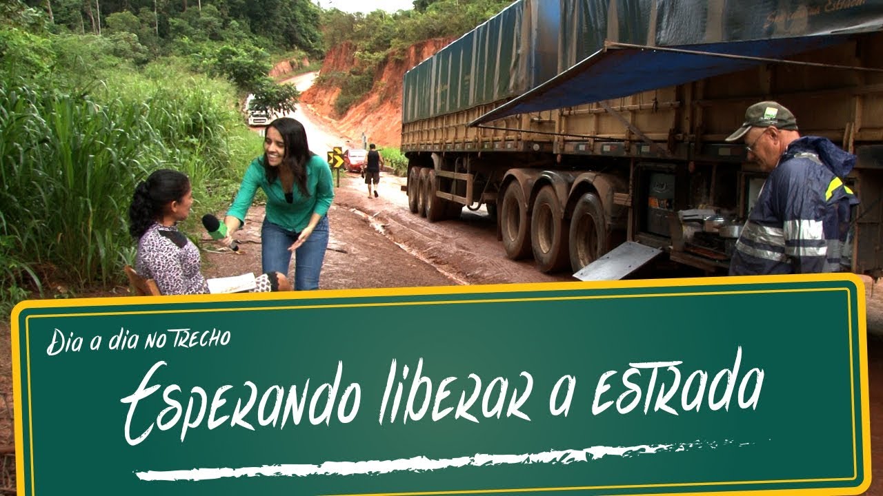 Esperando a estrada ser liberada