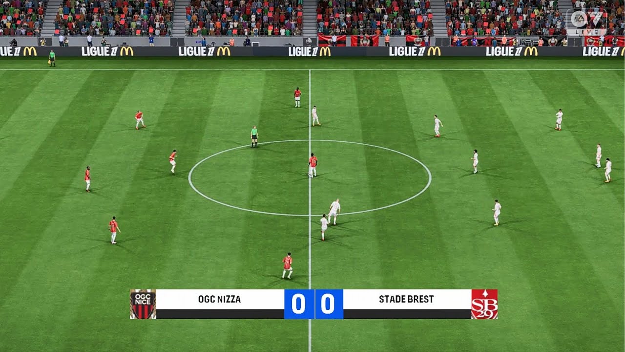 EA Sports FC 25 | OGC Nice vs Brest - Ligue 1 | Gameplay PS5