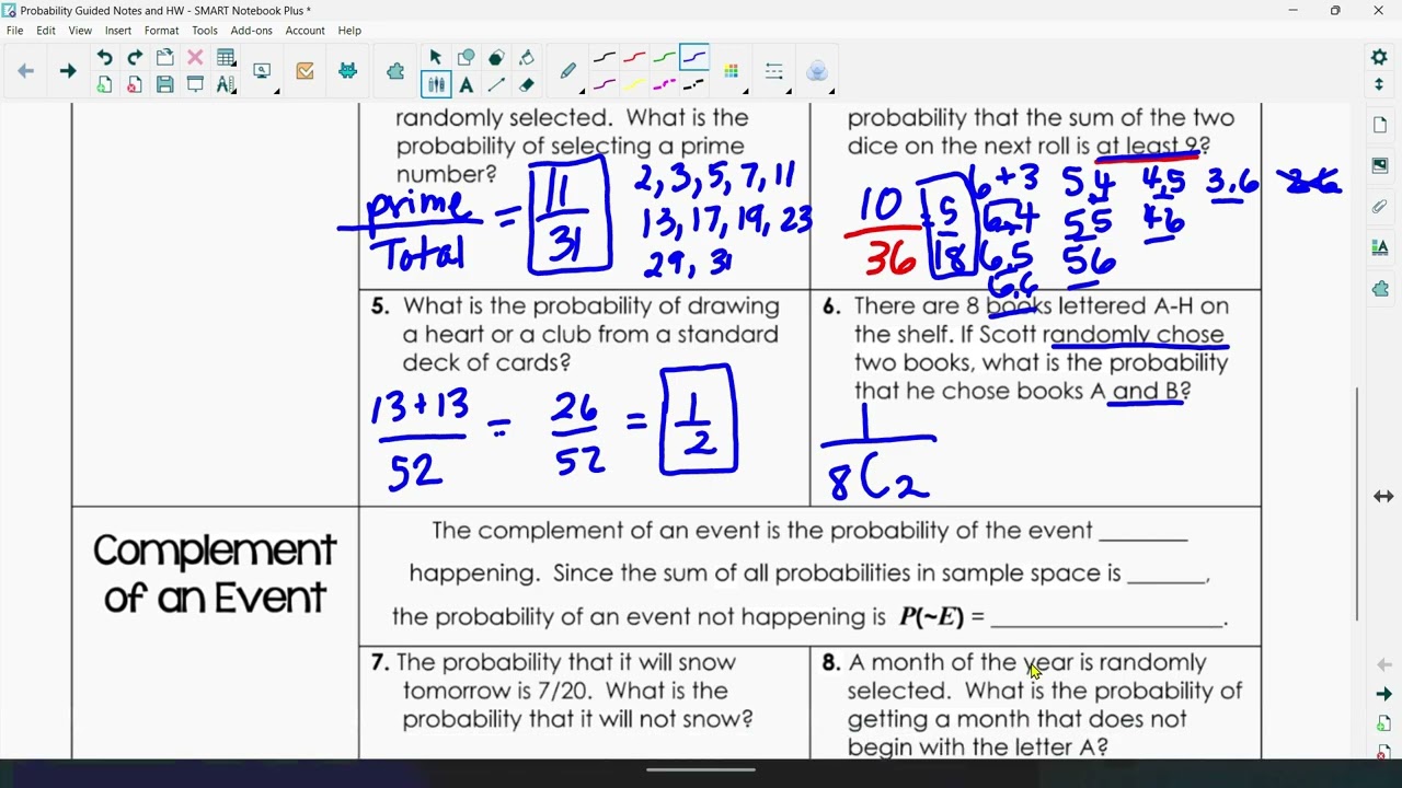 Theoretical Probability Notes