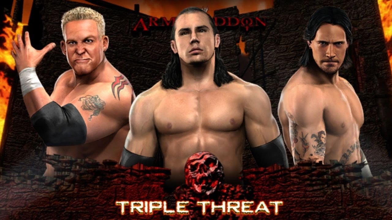 TRIPLE THREAT Mr Kennedy vs Matt Hardy vs CM Punk - Smackdown vs Raw 2010 (Xbox 360)