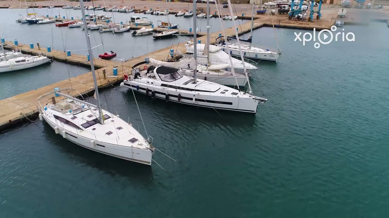 Porto Corallo, Sardinia, Italy 2018.03 aerial video