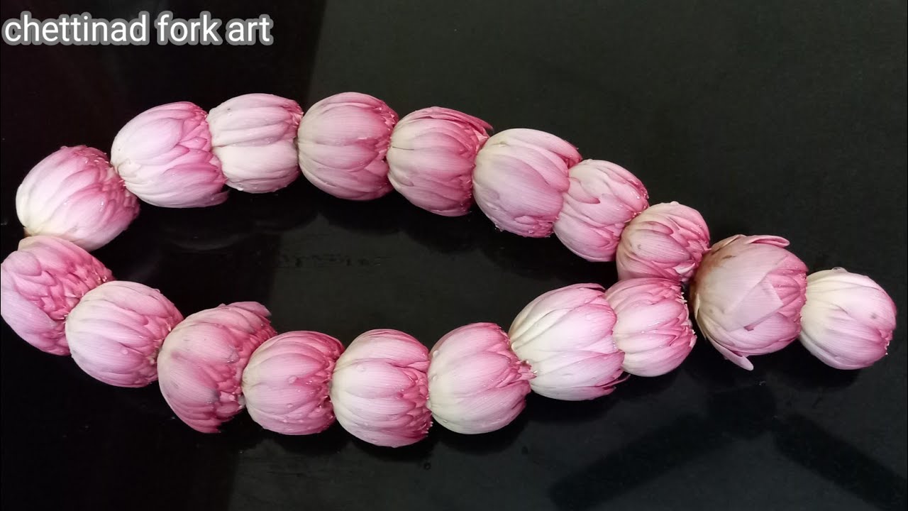 Easy Thamarai poo malai/ Lotus garland/ lotus malai/