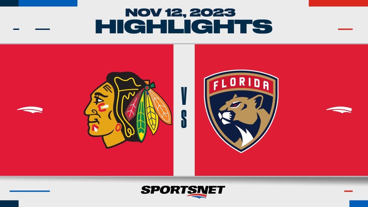 NHL Highlights | Blackhawks vs. Panthers  - November 12, 2023