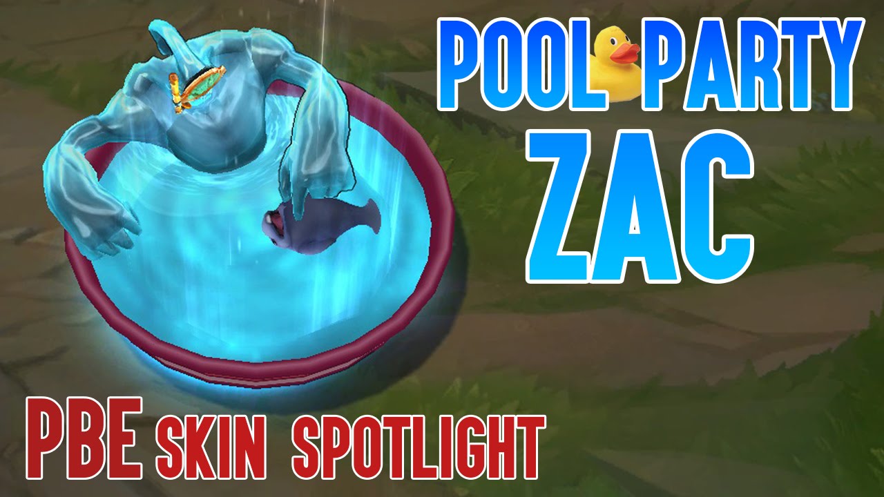 POOL PARTY ZAC - NEW SKIN | LUSOR SKIN SPOTLIGHT (PBE)