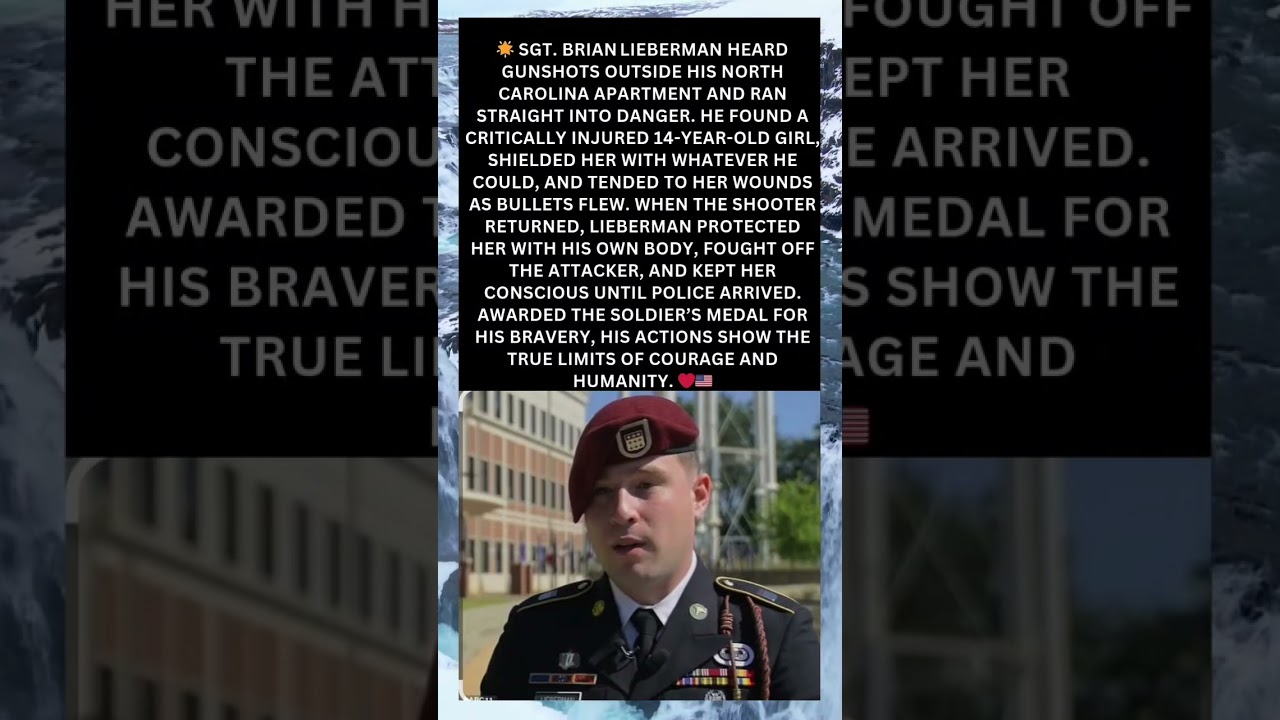 Hero in Action: Sgt. Lieberman&rsquo;s Brave Rescue ❤️