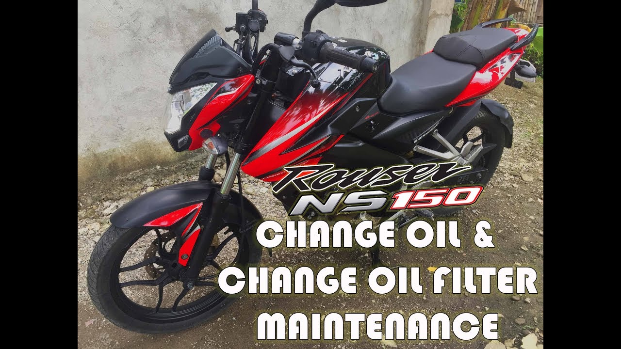 How to: Rouser NS150 | Change Oil & Change Oil Filter Maintenance