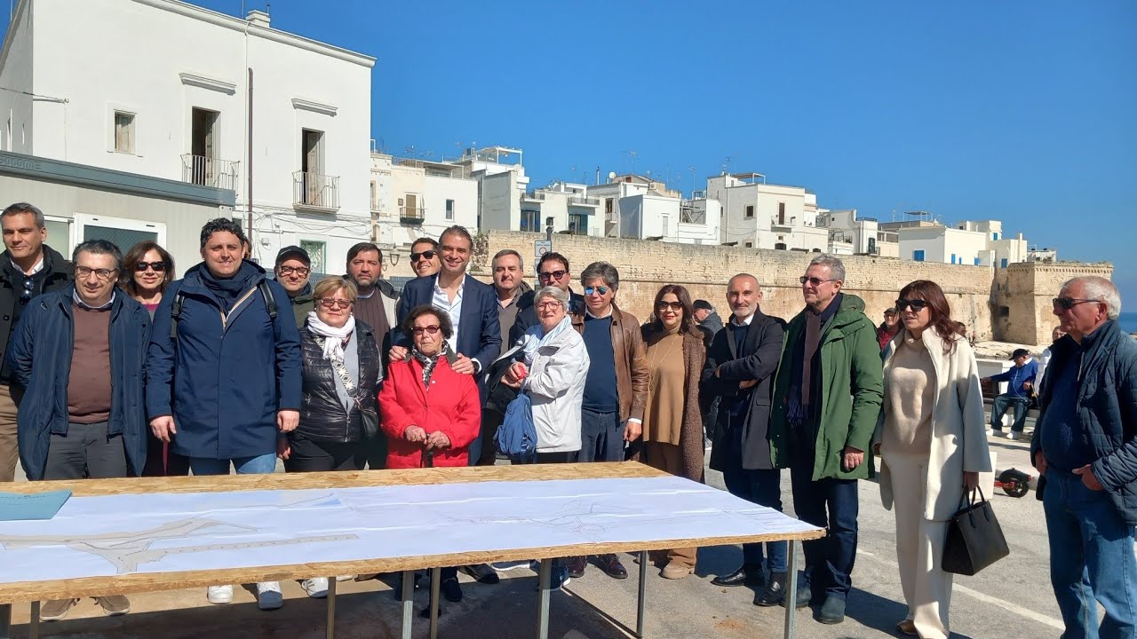 Monopoli e la rinascita della Portavecchia: parte il cantiere. Presentato il progetto nel dettaglio