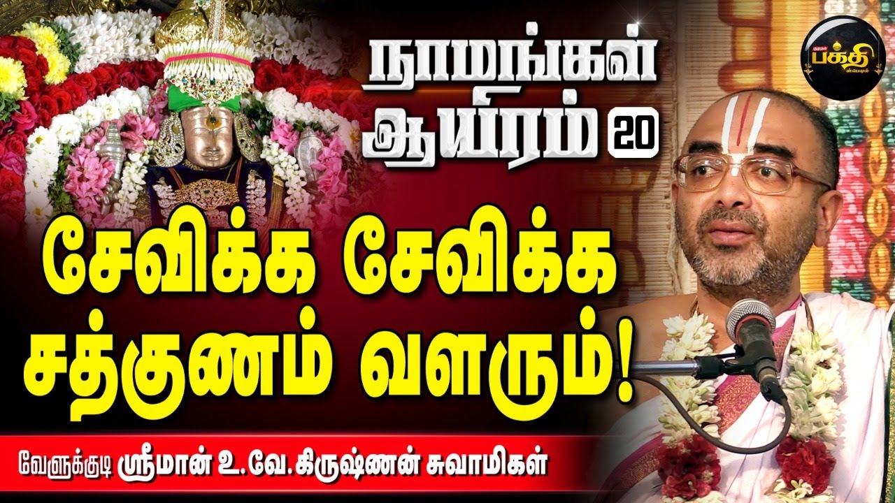 அளவிட முடியாத ஆகாயத்தை போன்றவர் | Divine | Sri. U. Ve. Velukkudi Krishnan | Namangal Aayiram - 20